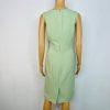 Kasper 2PC Midi Dress Suit Size 6 Lemon Green Professional Look Sleek Elegant