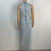 Akira wash denim dress size L open waist stretch- pre-loved