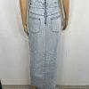 Akira wash denim dress size L open waist stretch- pre-loved