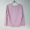 Maje Women Talina Cotton Viscose Sweatshirt Size 2 Pink Embroidered Paradise