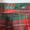 Lauren Ralph Lauren Women Wool Tartan Plaid Pants 22W Cuffed Stretch Slim Fit