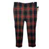 Lauren Ralph Lauren Women Wool Tartan Plaid Pants 16W Cuffed Stretch Slim Fit