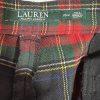 Lauren Ralph Lauren Women Wool Tartan Plaid Pants 16W Cuffed Stretch Slim Fit