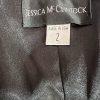 Jessica McClintock 1990's Vintage Prom Dress 2 Beaded Strapless Draping Gothic