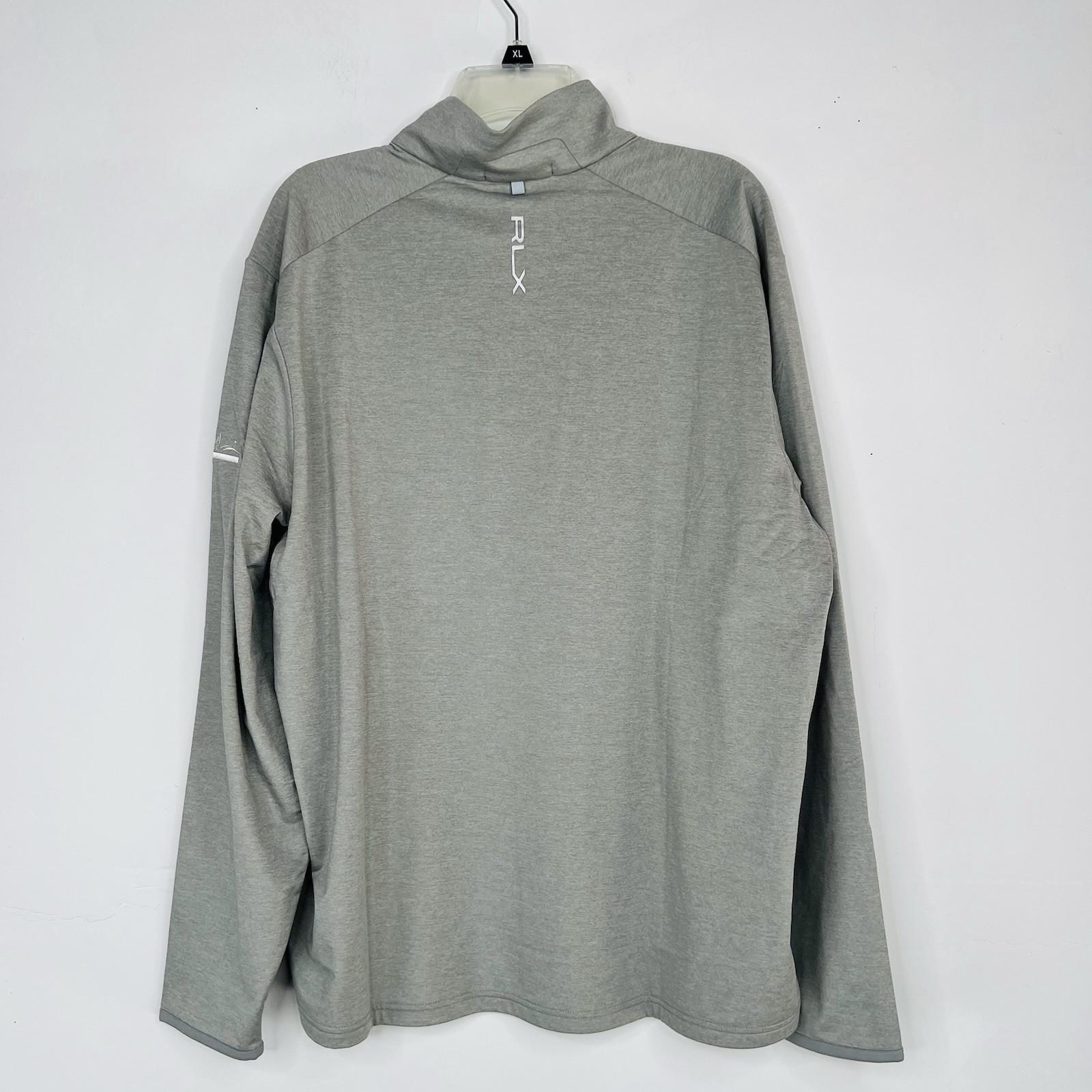 RLX Ralph Lauren 1/4 Zip Performance Jersey Pullover XL Wicking Athleisure New