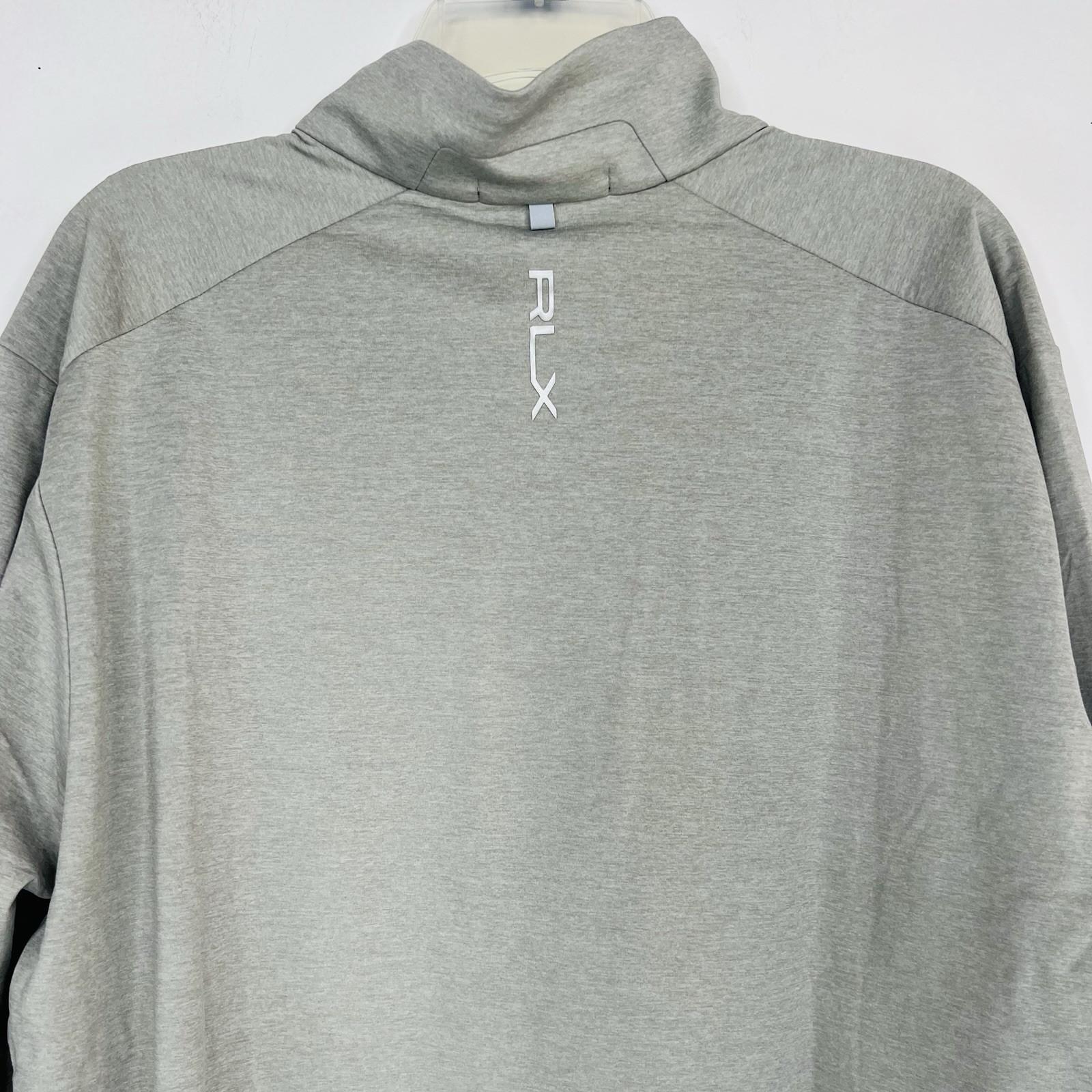 RLX Ralph Lauren 1/4 Zip Performance Jersey Pullover XL Wicking Athleisure New