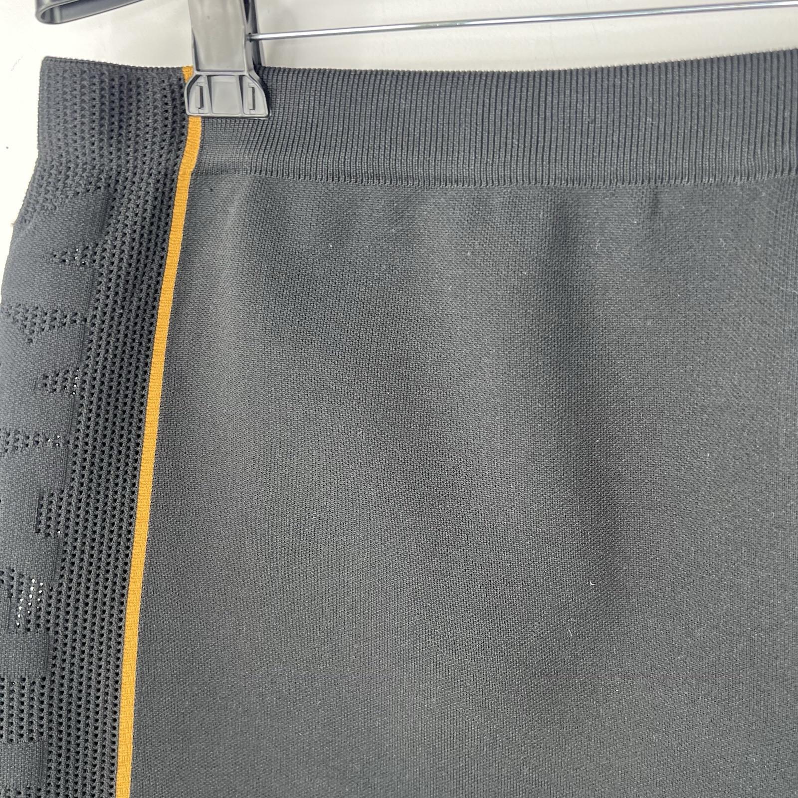 Adidas Ivy Park Drip 2.2 Stretchy Knit Mini Skirt 3X Sporty Black Athletic Logo