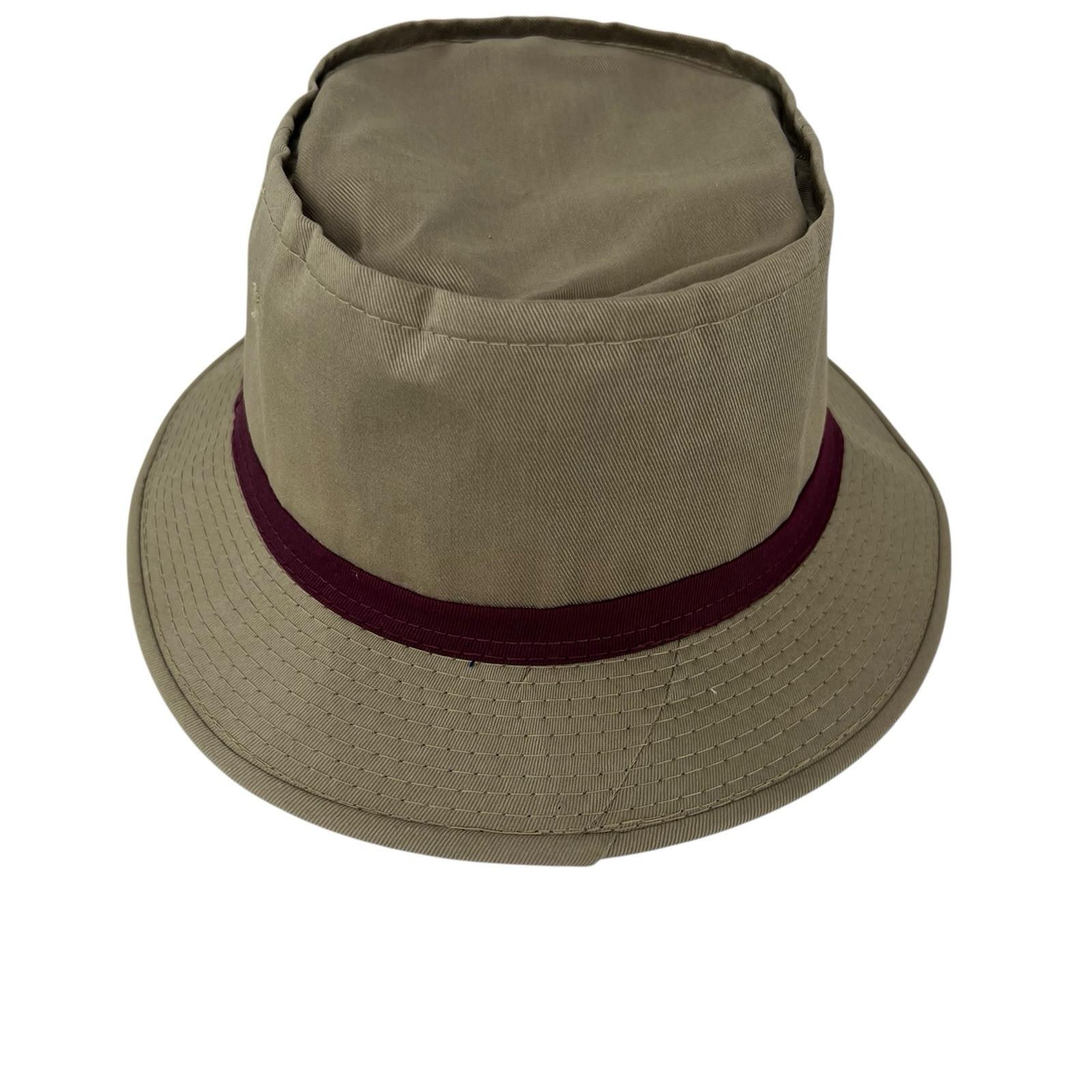 YoungAn Hat Co Bucket Hat Size M Army Green Golf Fishing Farmer Wide Short Brim