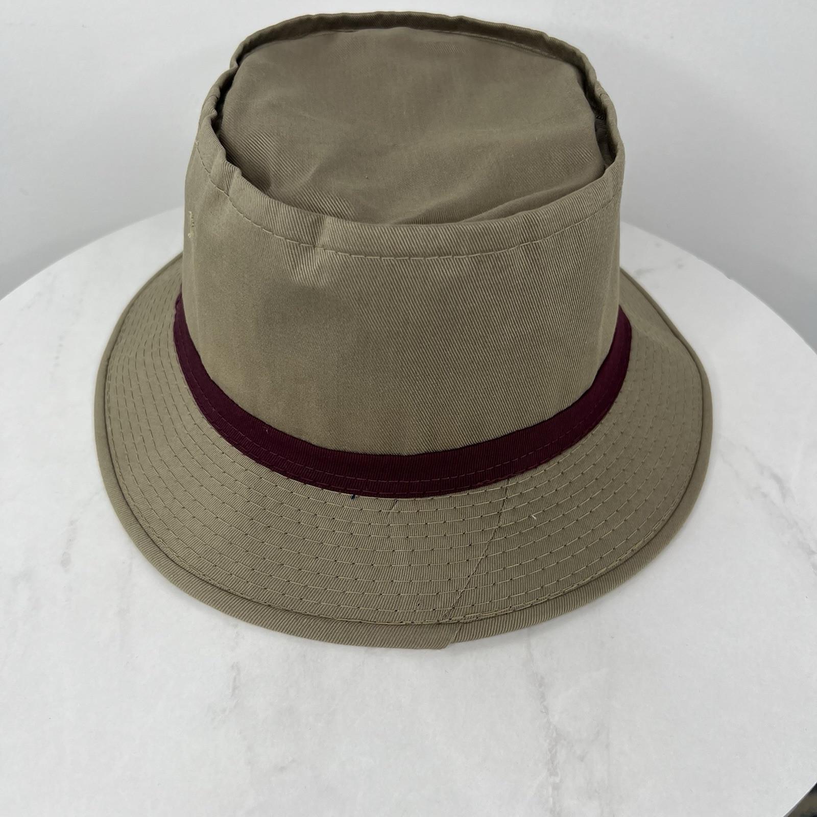 YoungAn Hat Co Bucket Hat Size M Army Green Golf Fishing Farmer Wide Short Brim