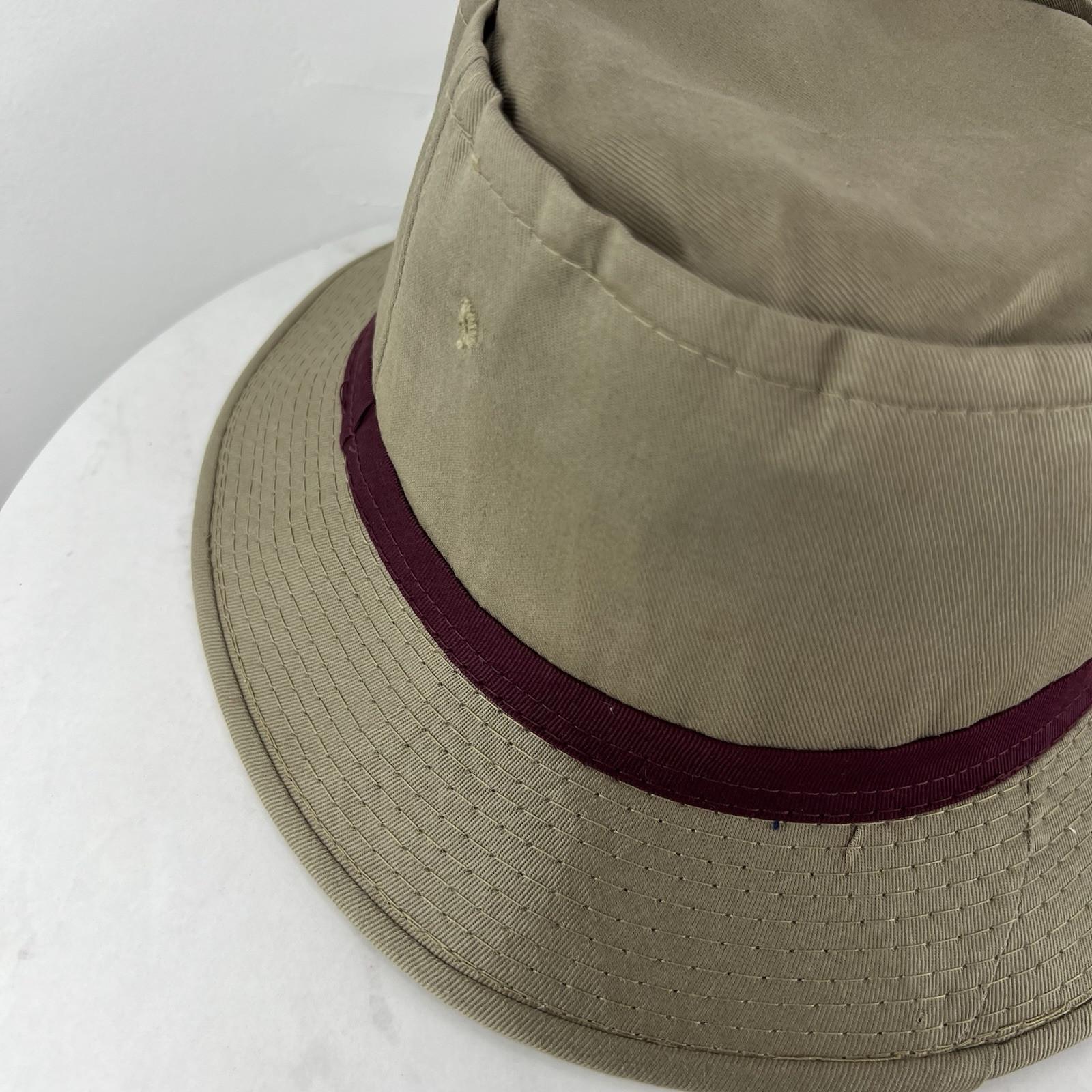 YoungAn Hat Co Bucket Hat Size M Army Green Golf Fishing Farmer Wide Short Brim