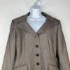s-l1600-228.jpg Suit Studio Women Polyester Pant Suit Size 18 Brown Lined Notch Collar 2PC
