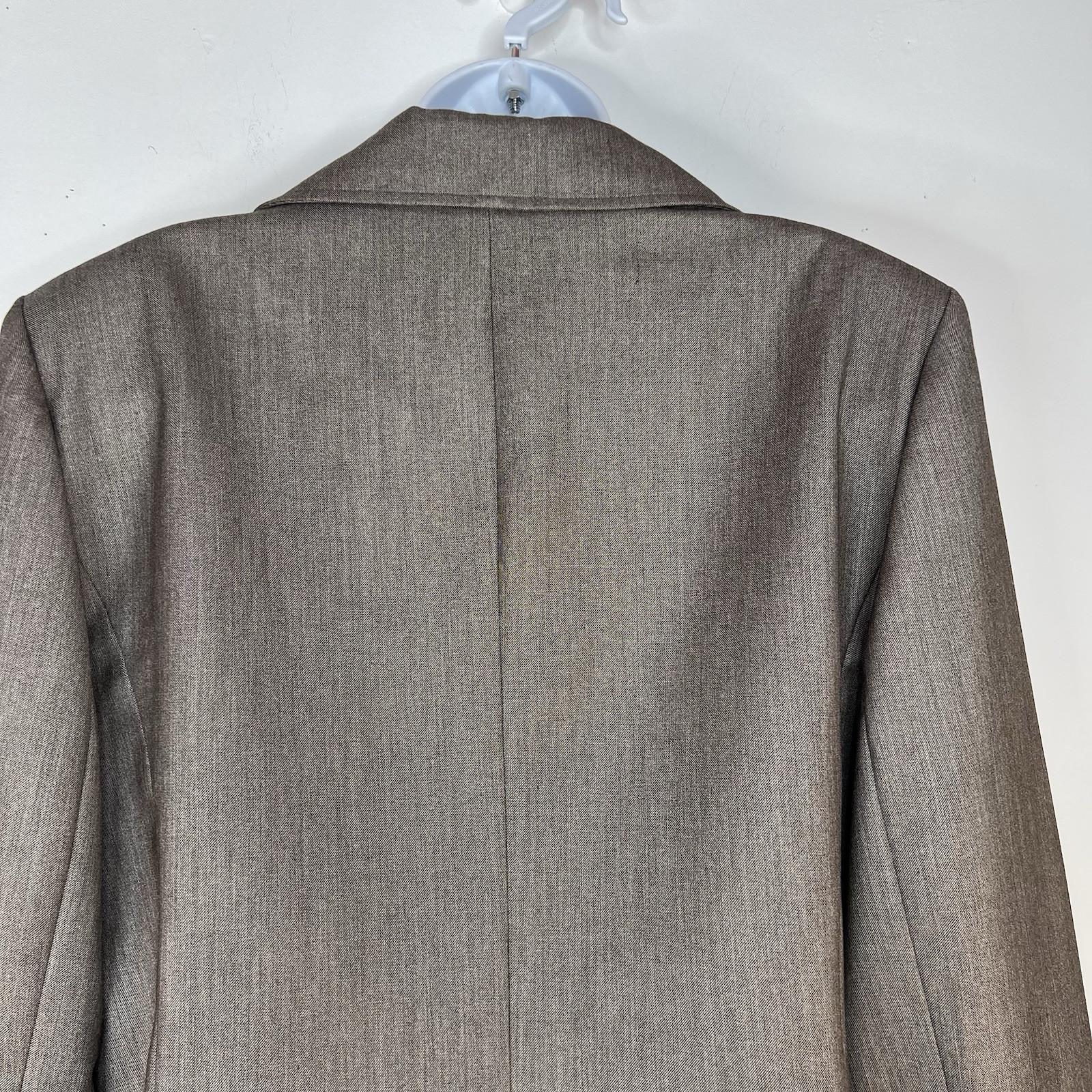 s-l1600-230.jpg Suit Studio Women Polyester Pant Suit Size 18 Brown Lined Notch Collar 2PC