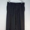 Emporio Armani Vintage Men Wool Pants Slacks 36x35 Gray Striped Old Money Luxury