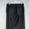 Emporio Armani Vintage Men Wool Pants Slacks 36x35 Gray Striped Old Money Luxury
