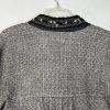Alberto Makali Knit Sweater Jacket Size S Gray V Neck Art to Wear Cozy Warm