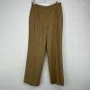 LE SUIT Polyester Pant Suit Size 10 Peanut Lined Pockets Career Notch Collar 2PC