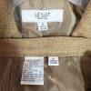 LE SUIT Polyester Pant Suit Size 10 Peanut Lined Pockets Career Notch Collar 2PC
