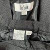 s-l1600-302.jpg Le Suit Polyester Rayon Pant Suit Size 8 Black Business Notch Collar Pockets 2PC