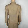 Kasper Fair Lakes Skirt Suit Size 14 Mustard Multi Collared Classic Timeless 2PC