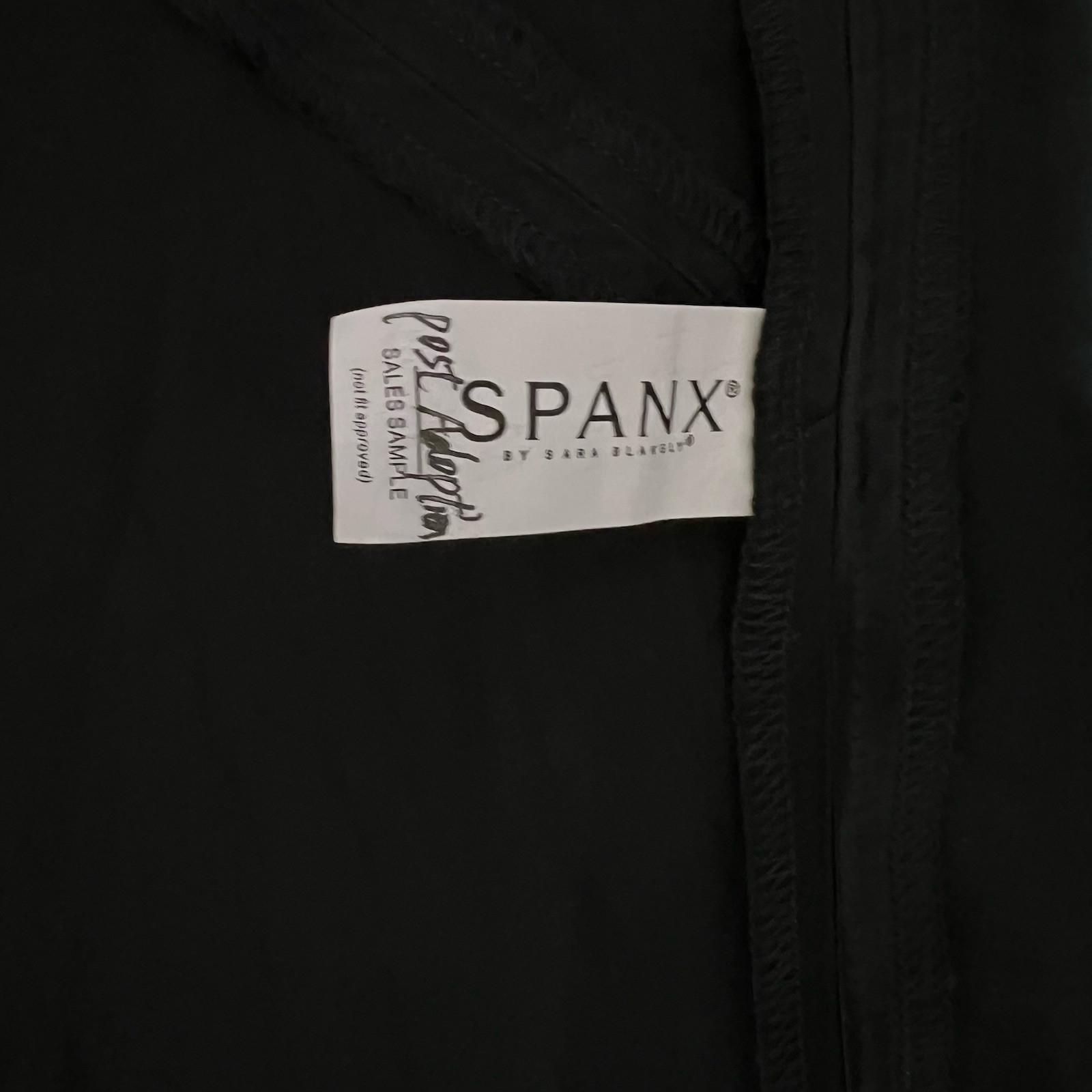 Spanx Silky Satin Like Slip Dress M Flare Midi Classic Black Sleeveless Carefree