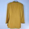 John Meyer Polyester Pant Suit 20W Soft Yellow Black Peak Collar 2PC Pockets New