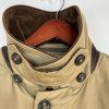 VTG Polo Ralph Lauren Jacket Trench Coat M Tan Chore Hunting Sportsman Barn