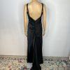 Ignite Evenings Dress 8 Black Gothic Fairy Prom Strappy Grunge Open Back Y2K