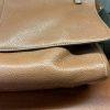 Coach Trans Atlantic Tan Leather Messenger Bag Shoulder Computer Briefcase Bag