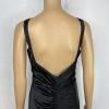 Ignite Evenings Dress 8 Black Gothic Fairy Prom Strappy Grunge Open Back Y2K