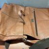 Coach Trans Atlantic Tan Leather Messenger Bag Shoulder Computer Briefcase Bag