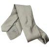 Brioni Men Silk Neck Tie Silver Metallic 58.5 inch Luxury Stylish Made In Italy