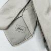 Brioni Men Silk Neck Tie Silver Metallic 58.5 inch Luxury Stylish Made In Italy