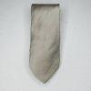 Brioni Men Silk Neck Tie Silver Metallic 58.5 inch Luxury Stylish Made In Italy