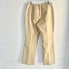 Shape FX Vtg Tan Leather Lined Pant Suit Size 14 Biker Shaping Smoothing Y2K 2PC