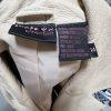 Shape FX Vtg Tan Leather Lined Pant Suit Size 14 Biker Shaping Smoothing Y2K 2PC
