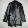 Jessica London Leather Jacket Size 22W 2 in 1 Removable Faux Collar Full Zip