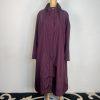 Woman Within Hooded Lined Rain Jacket 20W Lightweight Oversized Fleece Zip Up