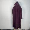 Woman Within Hooded Lined Rain Jacket 20W Lightweight Oversized Fleece Zip Up