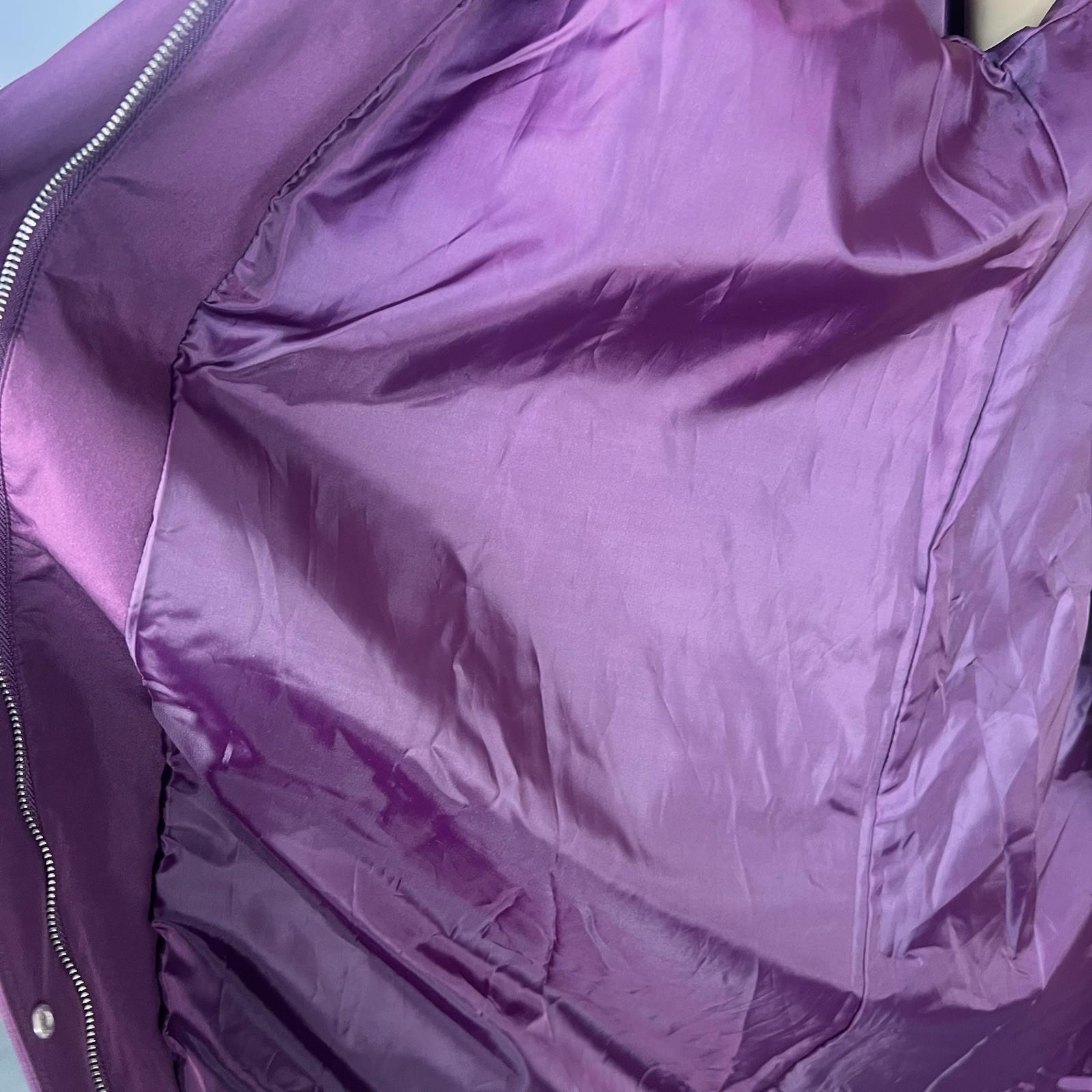 Woman Within Hooded Lined Rain Jacket 20W Lightweight Oversized Fleece Zip Up
