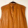 Eloquii 2PC Faux Leather Ankle Tie Pants 16 Twist Mock Neck Top 18 Ginger NWT
