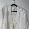 Anne Klein Women Polyester Metallic 2PC Pant Suit 22W White Stretch Timeless