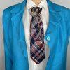 Elegant Handcrafted Necktie Necklace with a Detachable Brooch Effortlessly Chic
