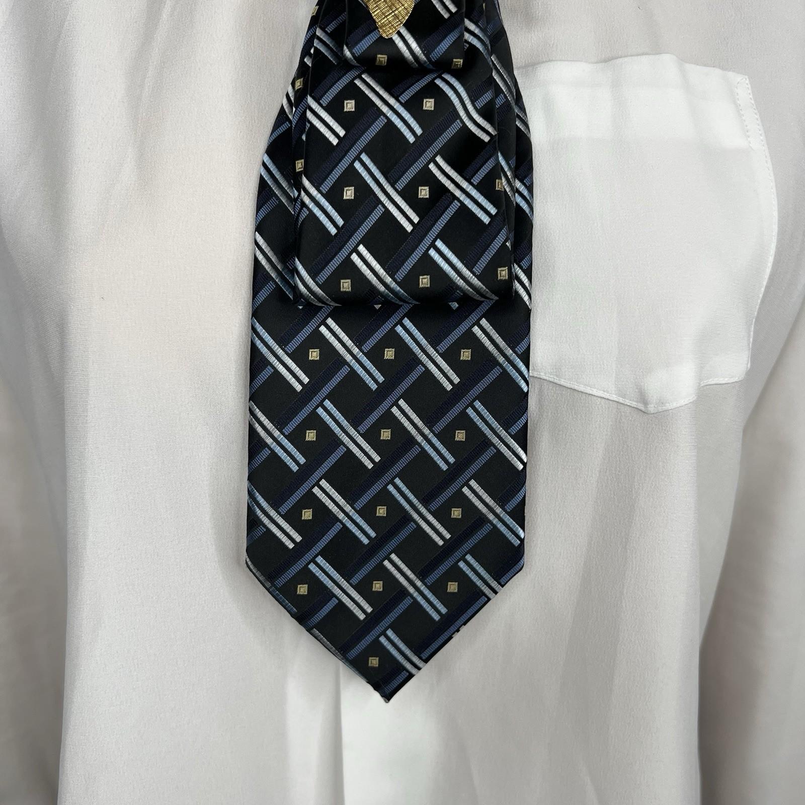 Elegant Handcrafted Necktie Necklace with a Detachable Brooch Effortlessly Chic