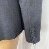 Liz Claiborne Polyester Stretch Blazer Size 12 Charcoal Peak Collar Career New