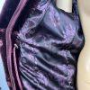 Dennis Basso Women Burgundy Faux Fur Hooded Coat Size S Warm Cozy Comfy