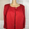 JOHN MEYER Women Polyester Dress Suit Size 20W Collarless Lined Belted 2PC New