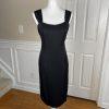 NAH NAH COLLECTION VTG 2PC Black Beaded Rayon Acetate Dress Suit Size 6