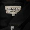 NAH NAH COLLECTION VTG 2PC Black Beaded Rayon Acetate Dress Suit Size 6