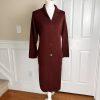 10-1233.jpg New CLIO 2PC Burgundy Knit Mismatch Full Length Pant ( Size M) Suit ( Size S)