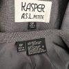 New KASPER ASL 2PC Gray Rayon Lined Notch Collard Cocktail Skirt Suit Size 8P